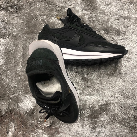 Nike LD Waffle Black Sacai Nylon Black | Men Size 6. | Women size 7.5 - Picture 4 of 8